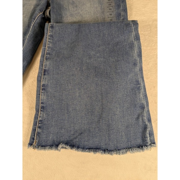 NWT $60 American Eagle Next Level Stretch Super High Rise Flare Jeans Sz 10 - Picture 8 of 16